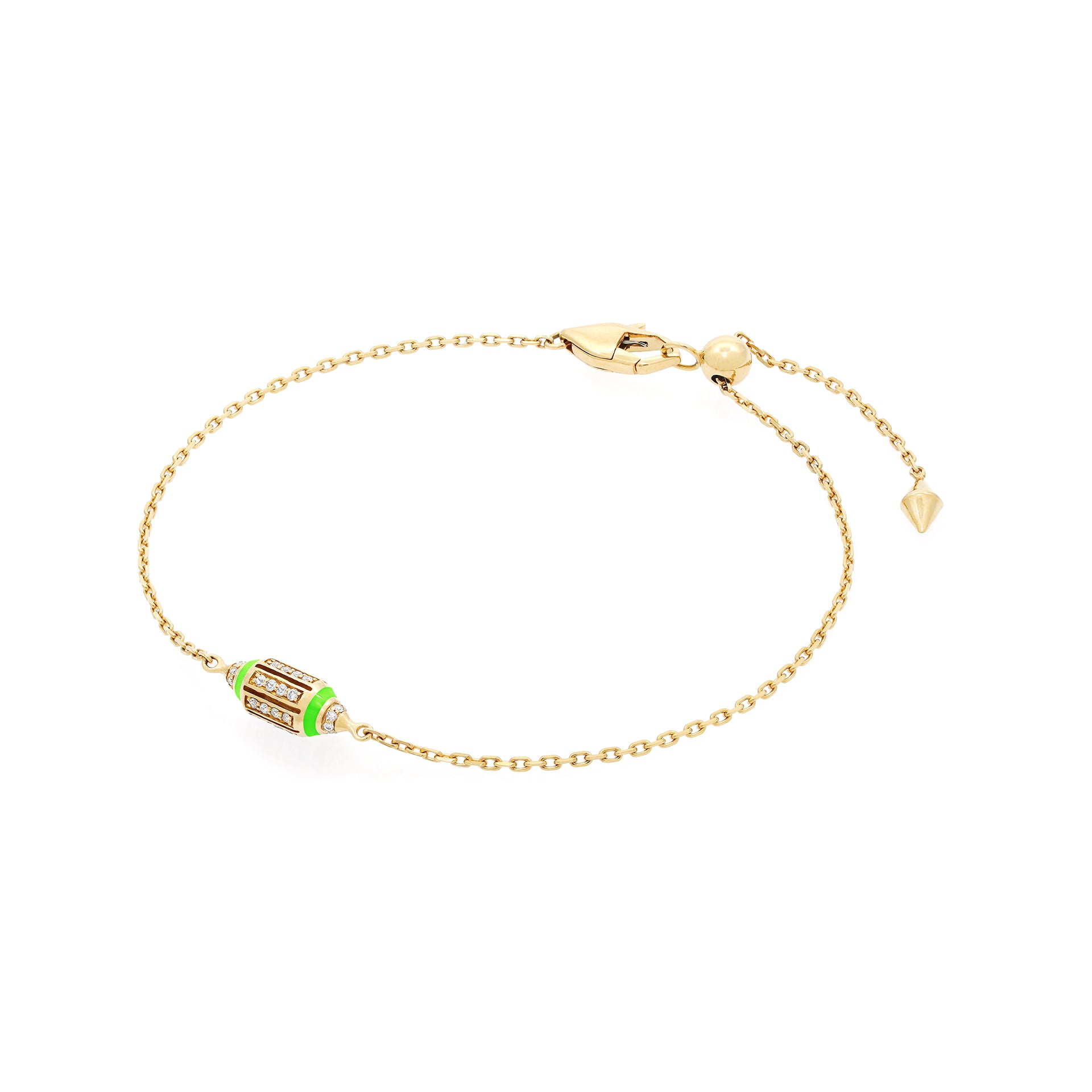 Summer Hues Bracelet in Neon Green