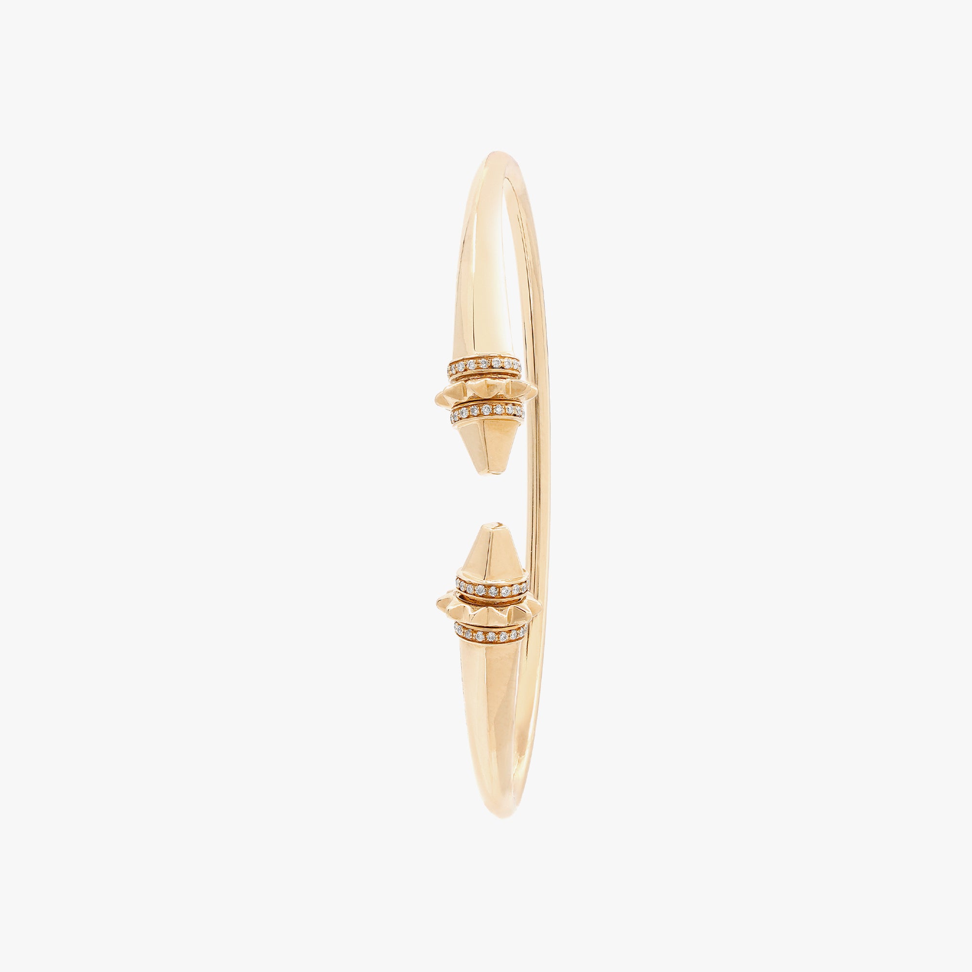 18k Hab El Hayl Origins Bangle in Rose Gold with Diamonds