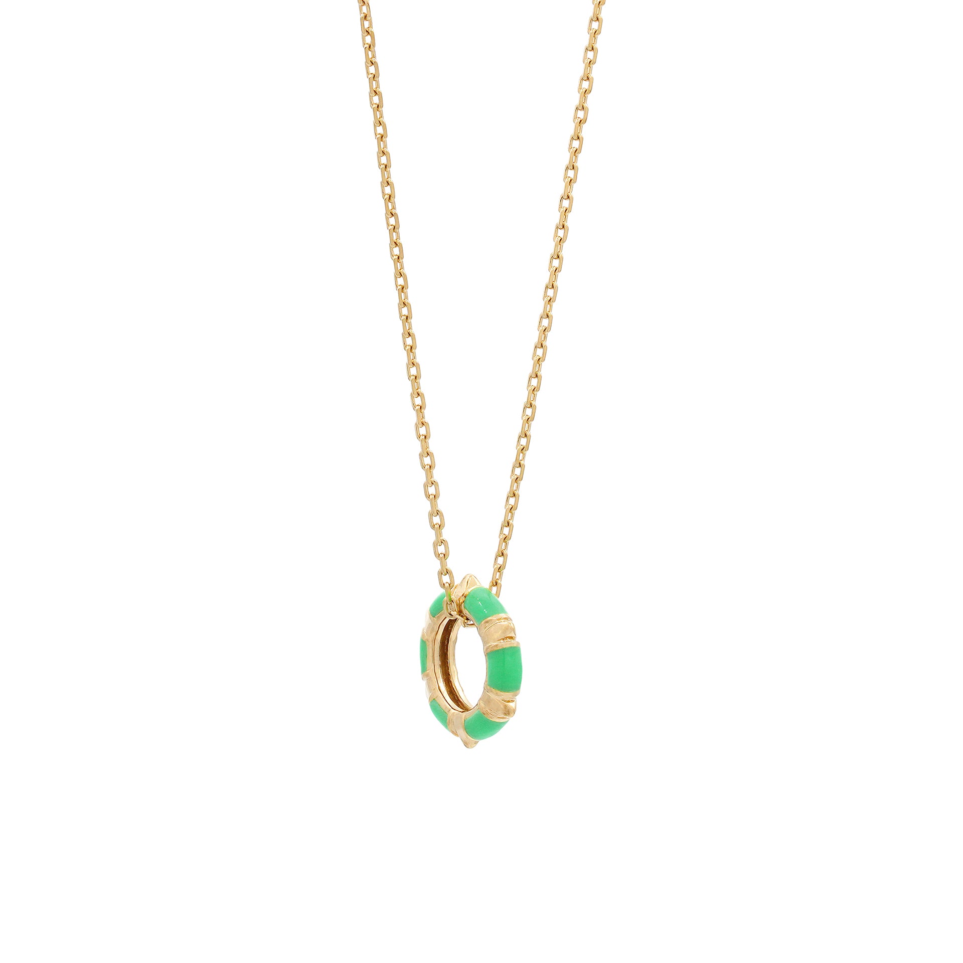 Summer Hues Necklace in Neon Green