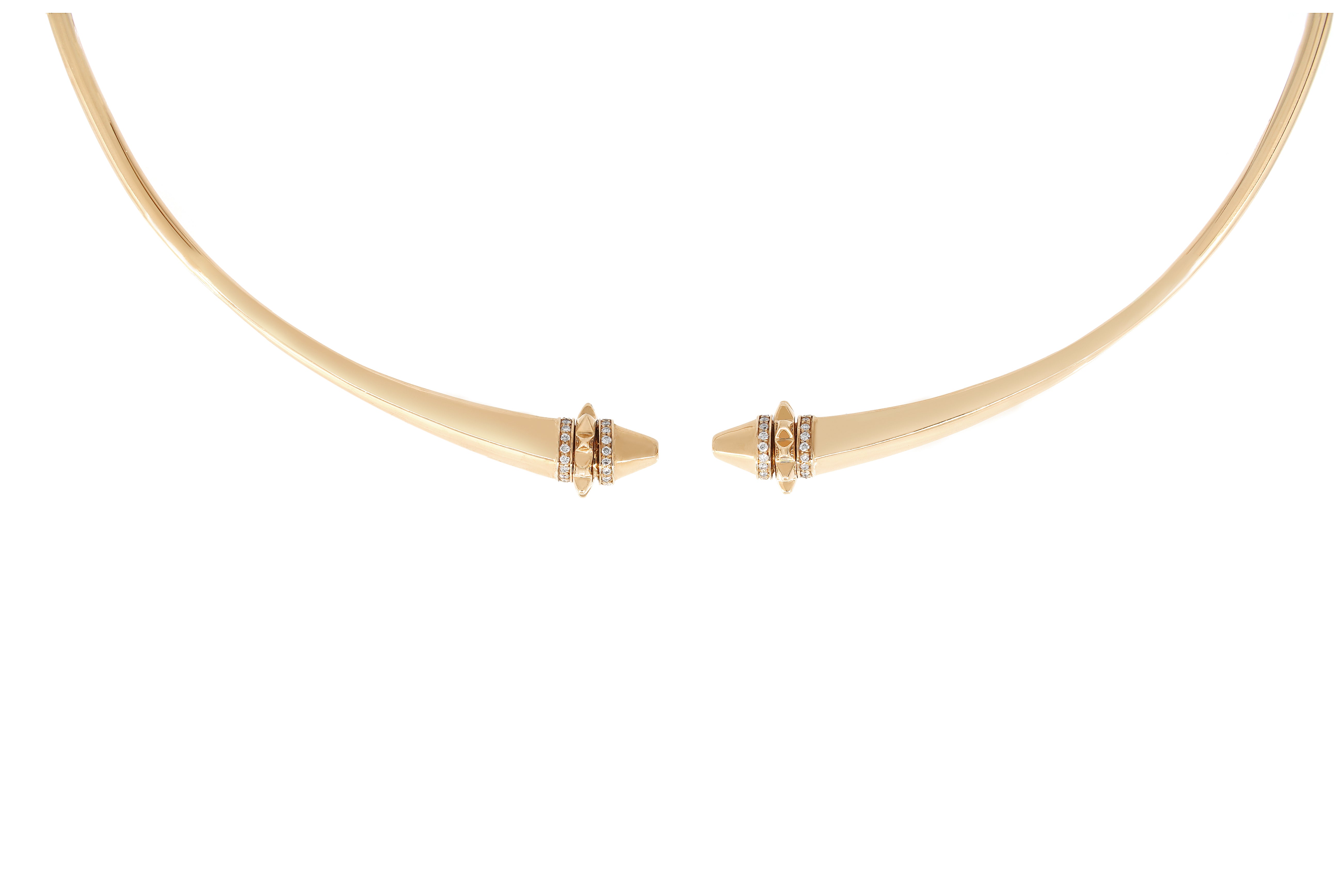 18k Hab El Hayl Origins Choker in Rose Gold with Diamonds