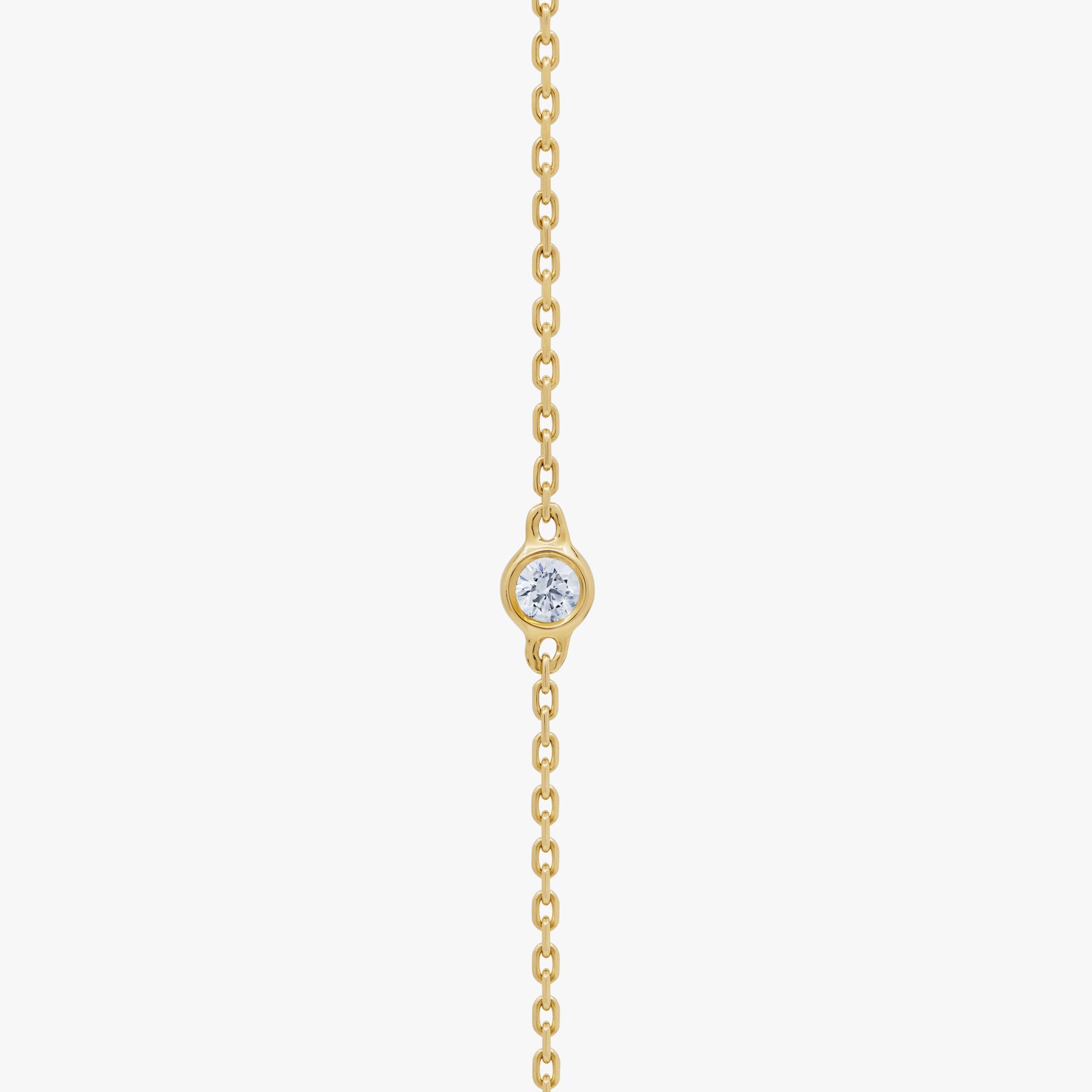 Nina Mariner Long Necklace In 18 Karat Yellow Gold With Natural White Diamonds And Turquoise Stones
