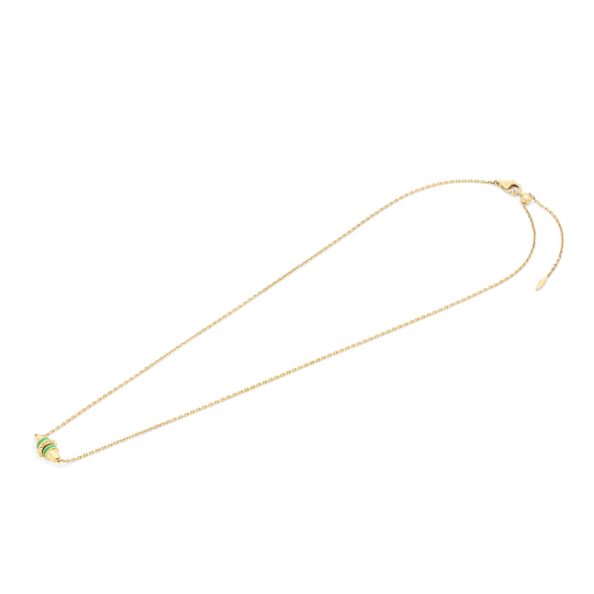 Summer Hues Necklace in Neon Green