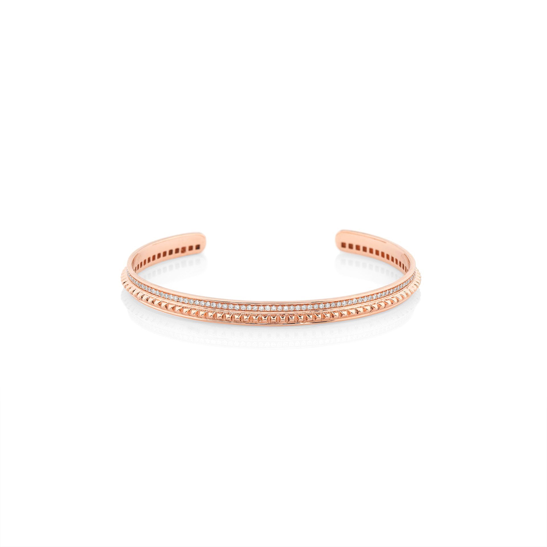 18k Hab El Hayl Evolution Bangle in Rose Gold with Diamonds